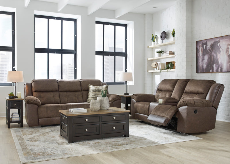 Florelle Glider REC Loveseat w/Console
