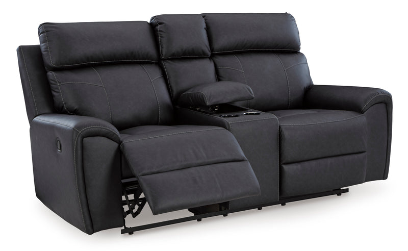Montacute Glider Reclining Loveseat with Console