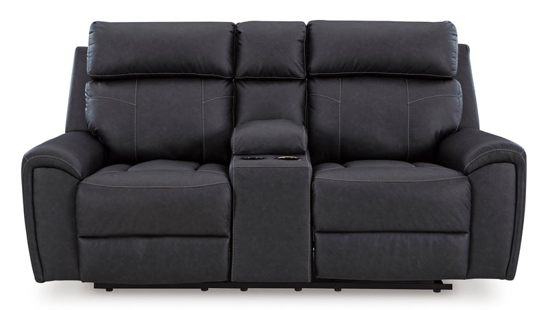 Montacute Glider Reclining Loveseat with Console