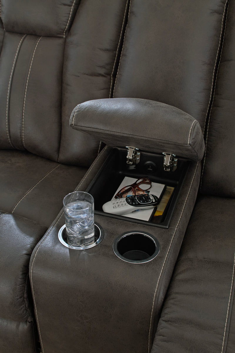 Batavia Reclining Loveseat w/Console