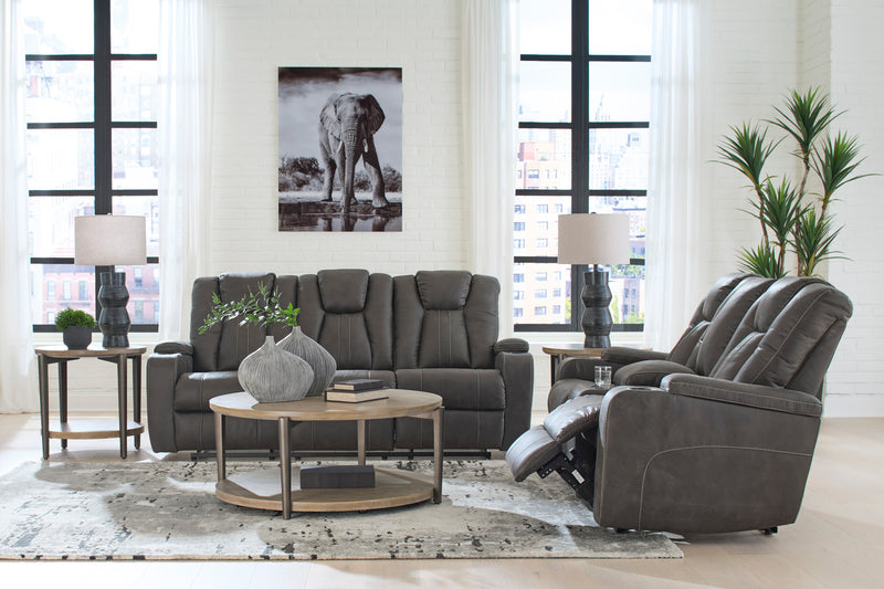 Batavia Reclining Sofa w/Drop Down Table