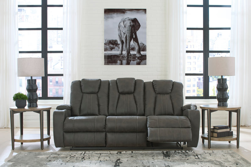 Batavia Reclining Sofa w/Drop Down Table