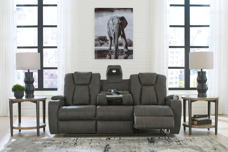 Batavia Reclining Sofa w/Drop Down Table