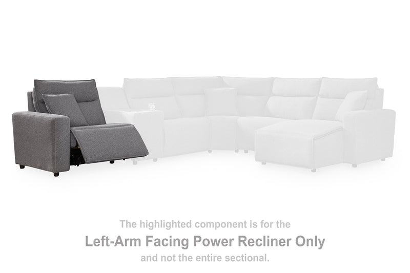 Modmax II Power Reclining Sectional with Audio Consoles
