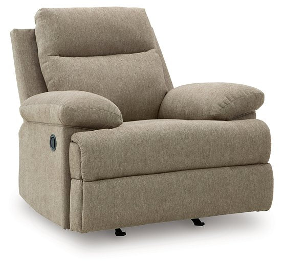 Side-Swipe Recliner Mocha