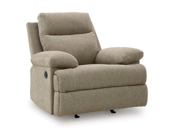 Side-Swipe Recliner Mocha