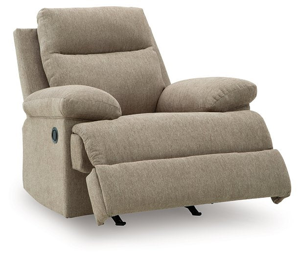 Side-Swipe Recliner Mocha