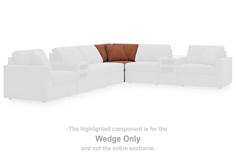 Modmax Balanced Sectional with Audio and Storage Consoles