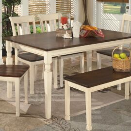 D583 Table, 4 Chairs & Bench