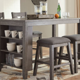 D388 Pub Table, 2 Chairs, 2 Stools