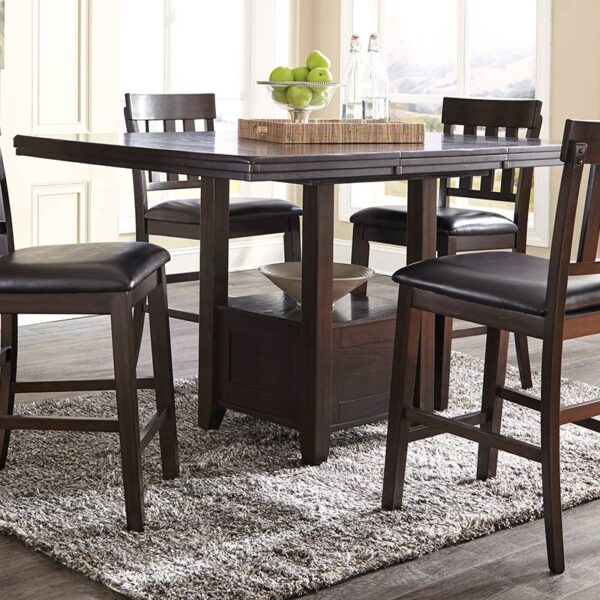 D596-42 Pub Table & 4 Chairs