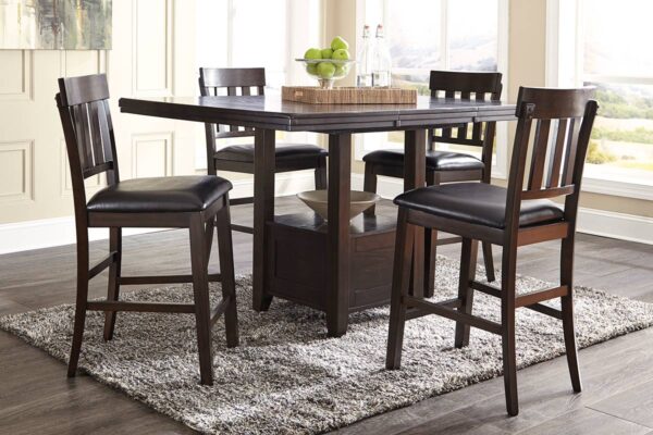 D596-42 Pub Table & 4 Chairs
